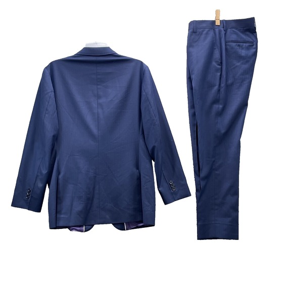 Bespoke 100% Wool Suit Men's 42R Blazer 34x29* Dress Pants Tailor-Made Business - Picture 2 of 16